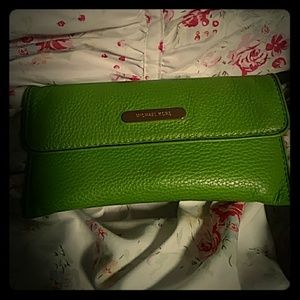 Michael Kors green wallet